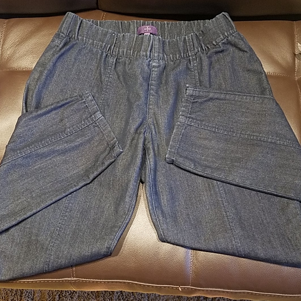 NYDJ DENIM POPPY PULL ON JEANS   6 Petite